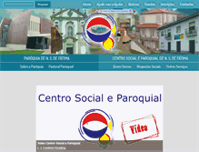 Tablet Screenshot of paroquiafatima.com